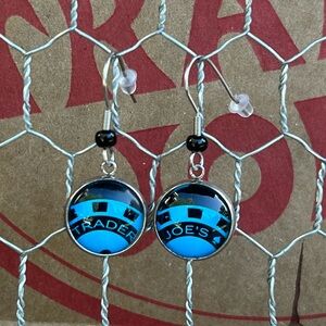 Trader Joe’s earrings 14mm poker chip
